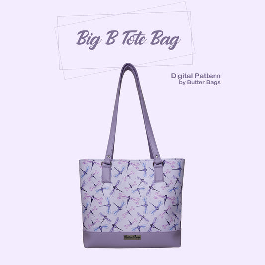 Big B Tote- Digital Pattern