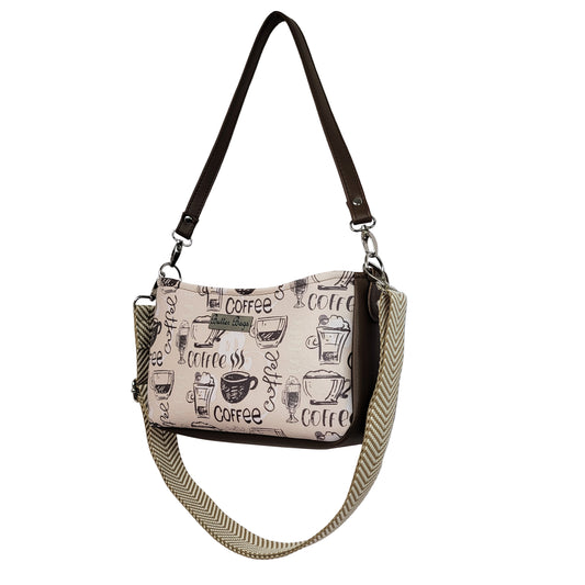 Coffee Aries Crossbody Bag