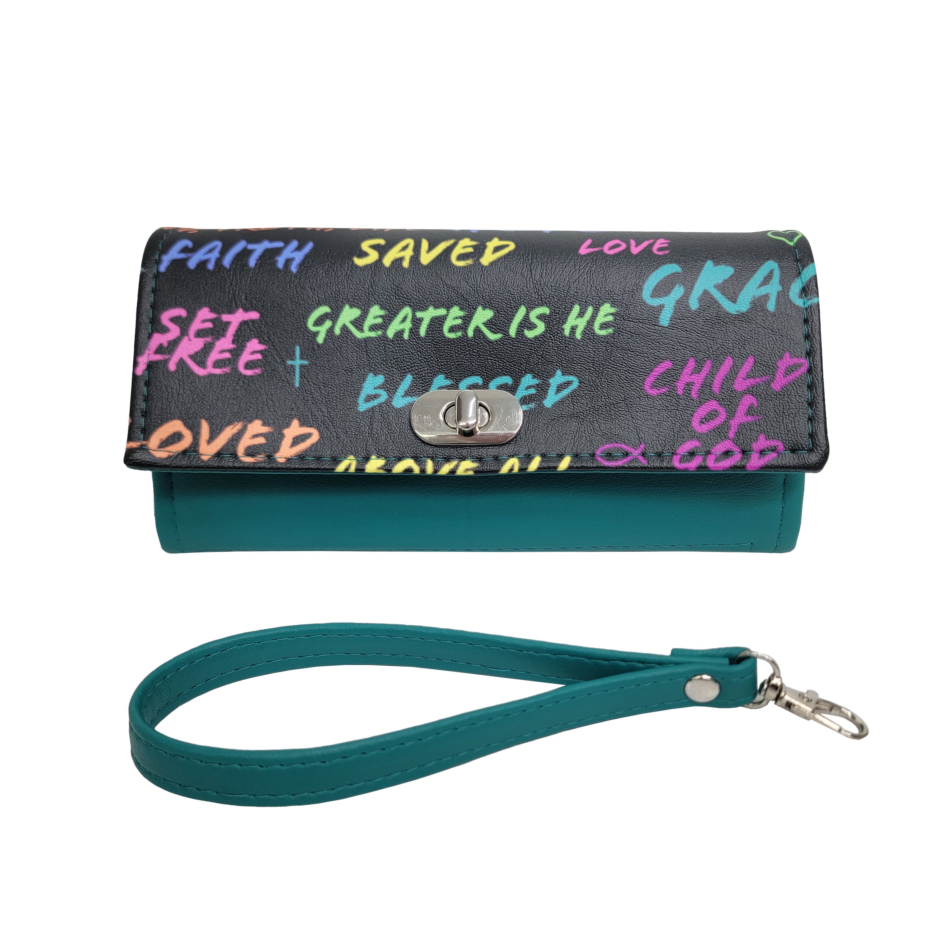The Message Wallet (teal)