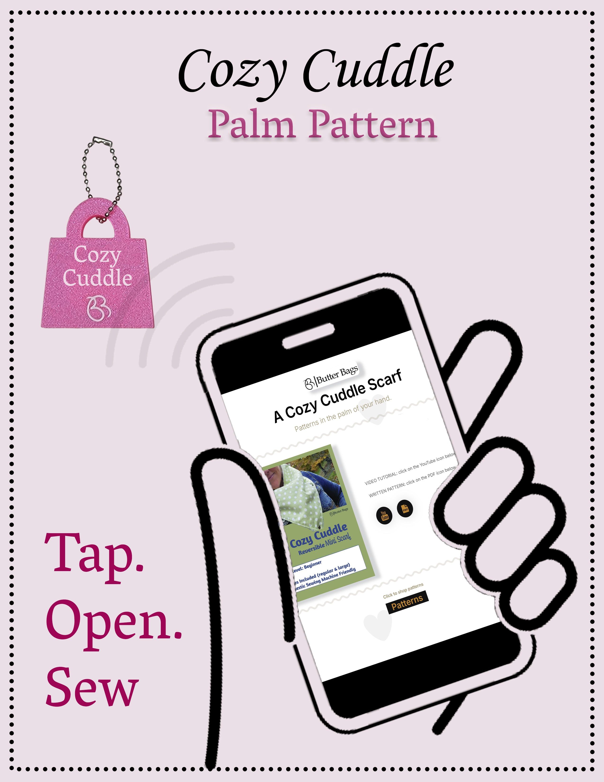 Cozy Cuddle - Palm Pattern