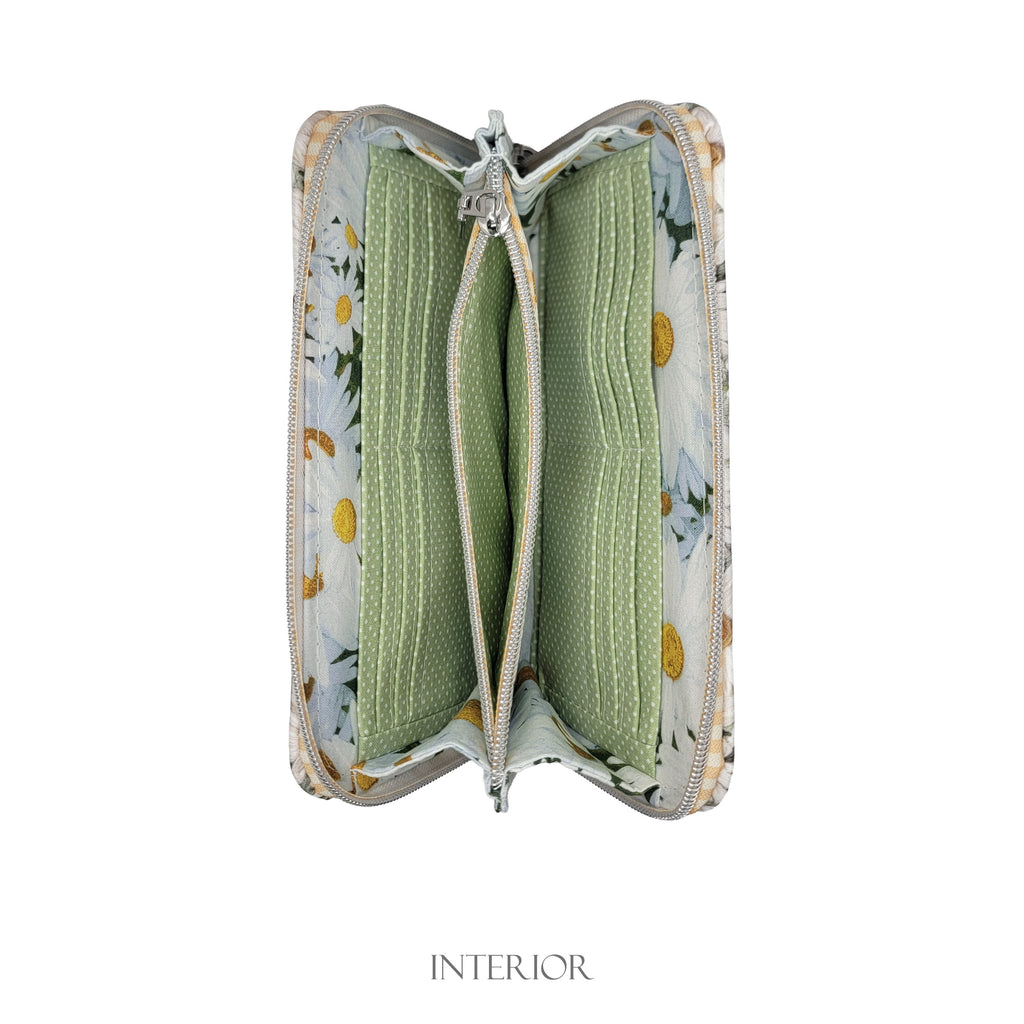 Daisies Zip Around Wallet