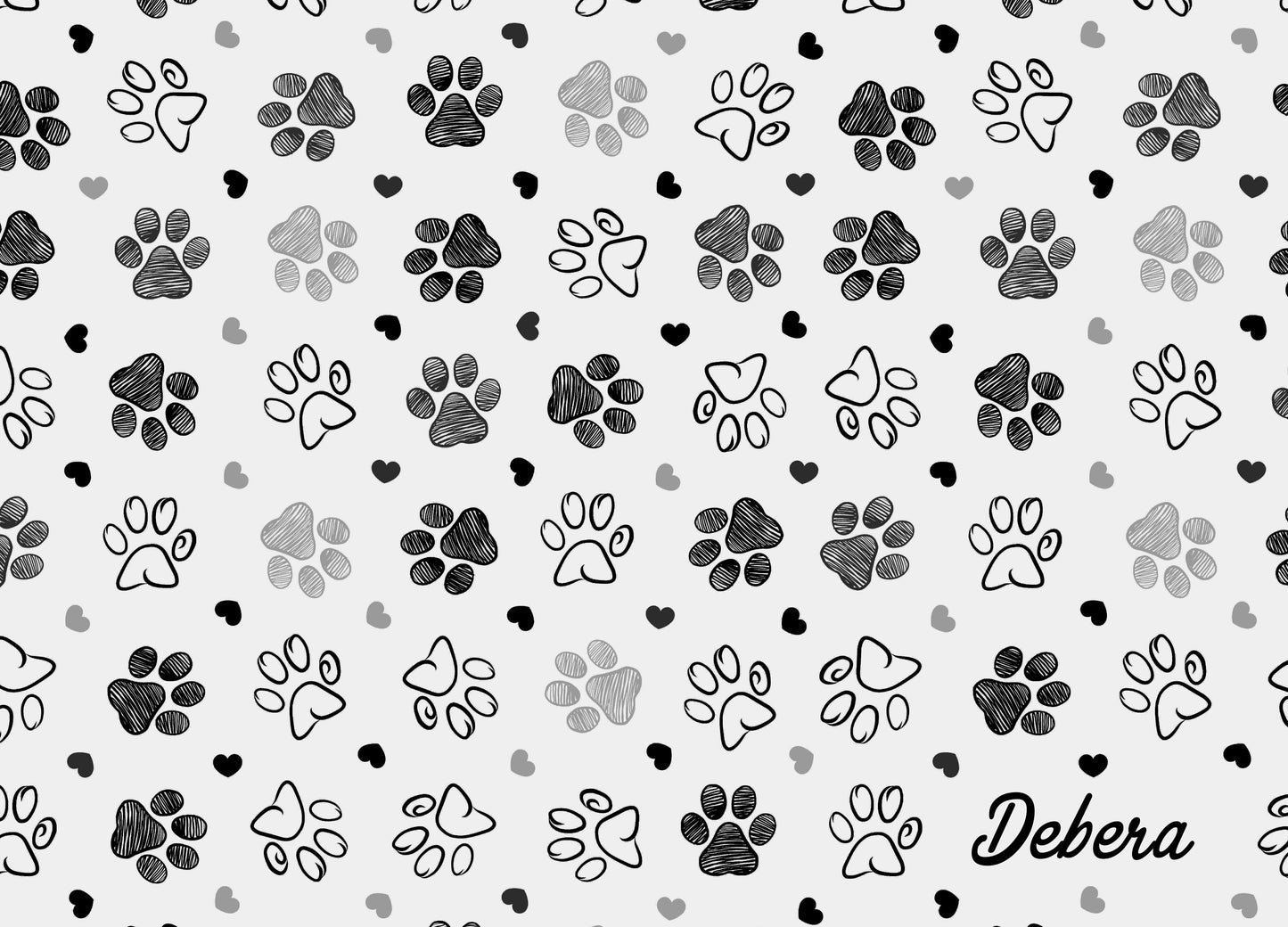 Deb-Paw Prints- Notebook & Cover