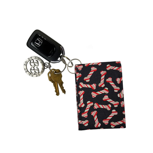 Winter Doggies Keychain Wallet