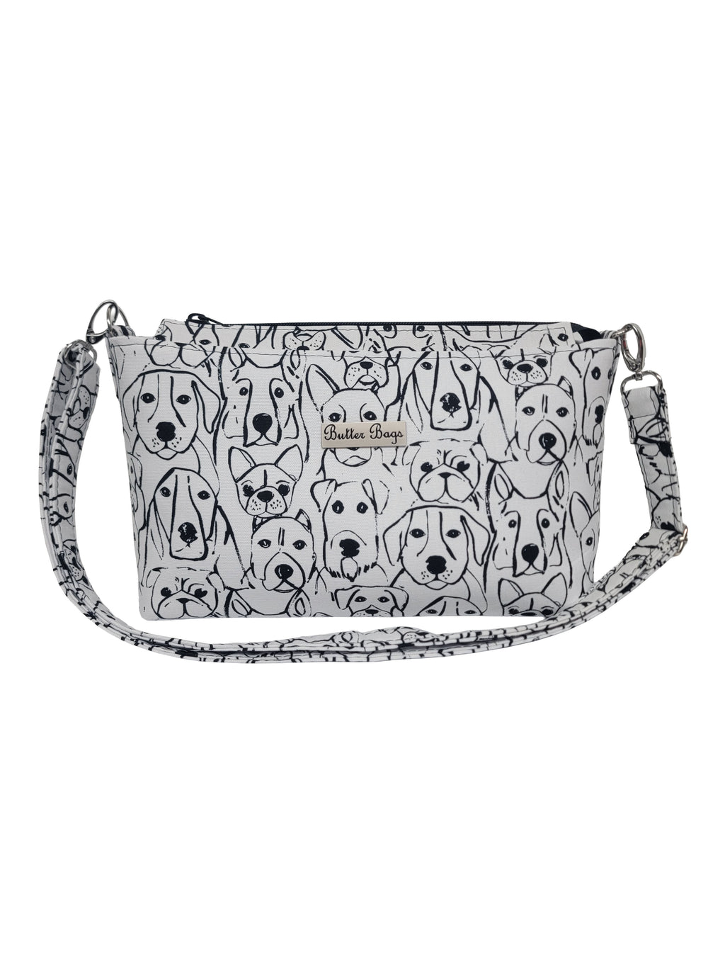 Puppy Dogs Canvas Tote (crossbody strap included)