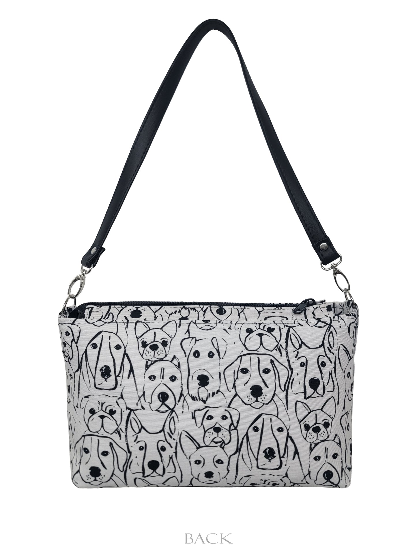 Puppy Dogs Canvas Tote (crossbody strap included)