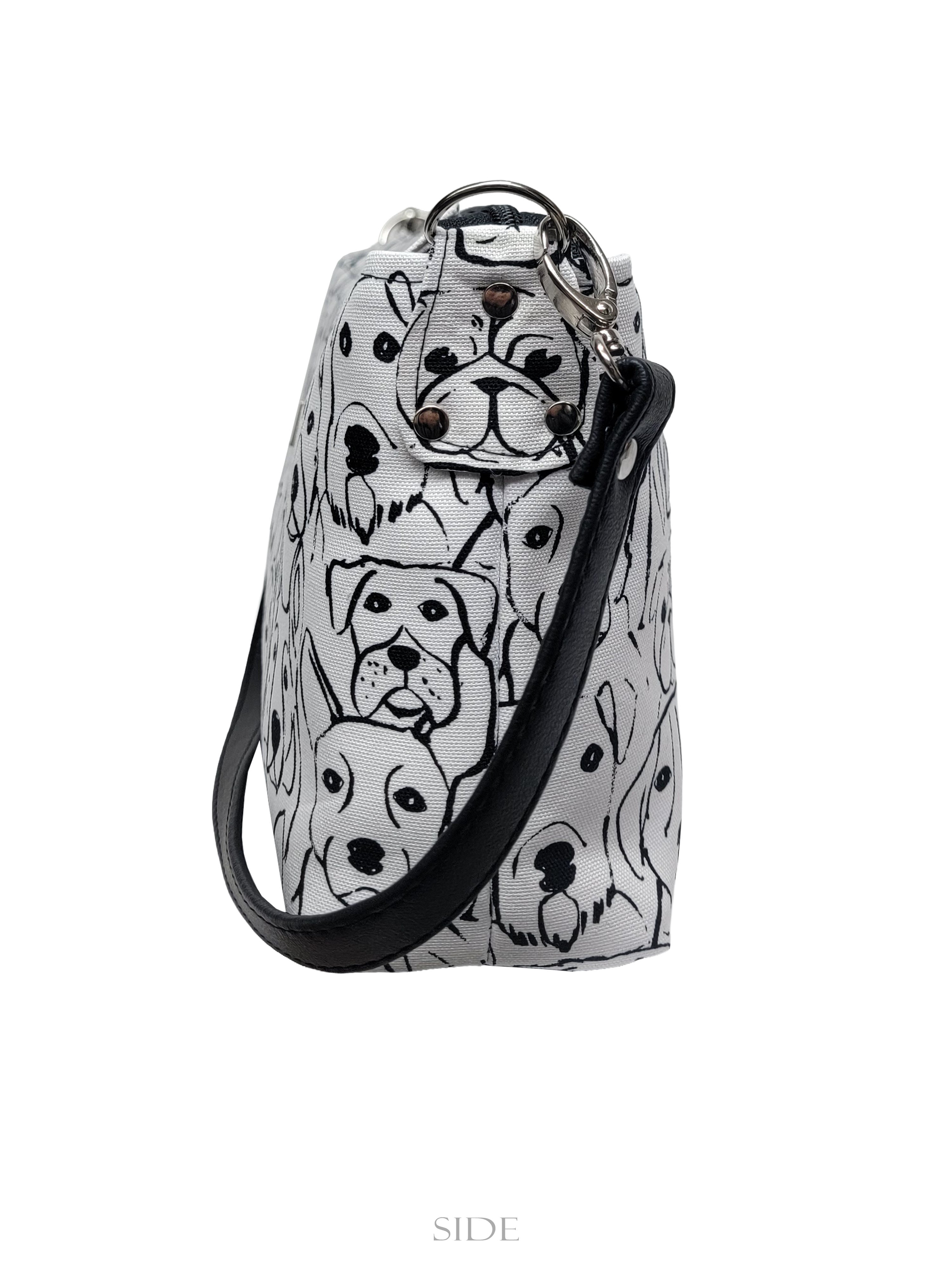 Puppy Dogs Canvas Tote (crossbody strap included)