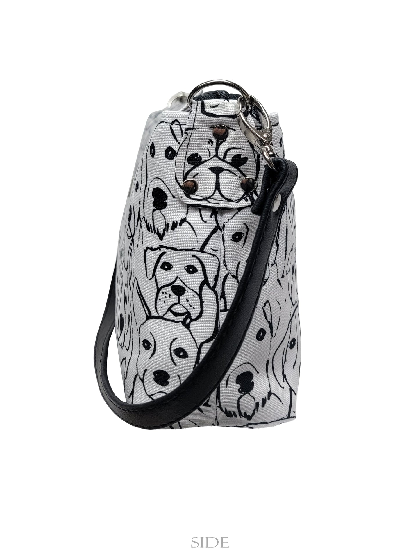 Puppy Dogs Canvas Tote (crossbody strap included)