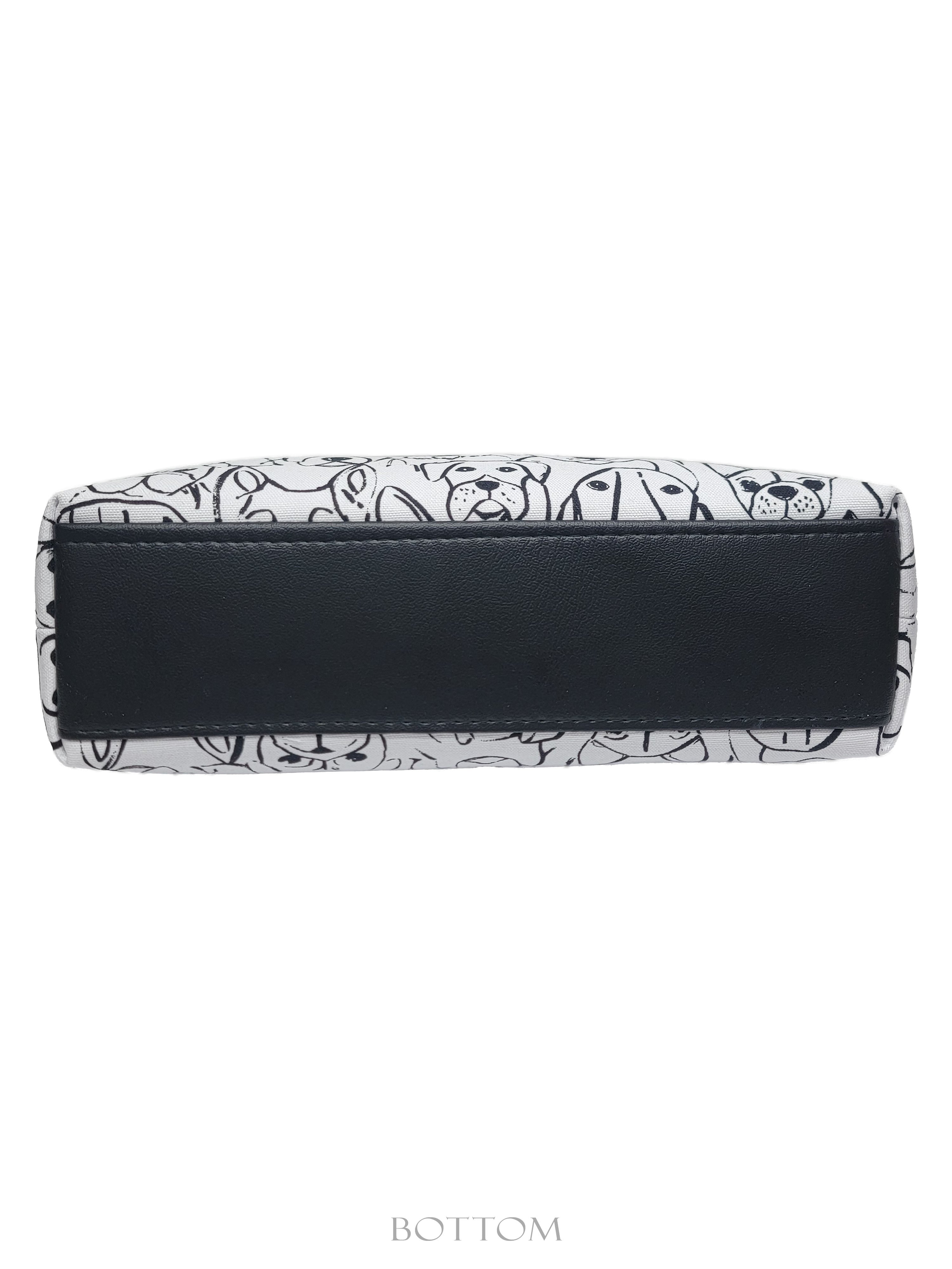 Puppy Dogs Canvas Tote (crossbody strap included)