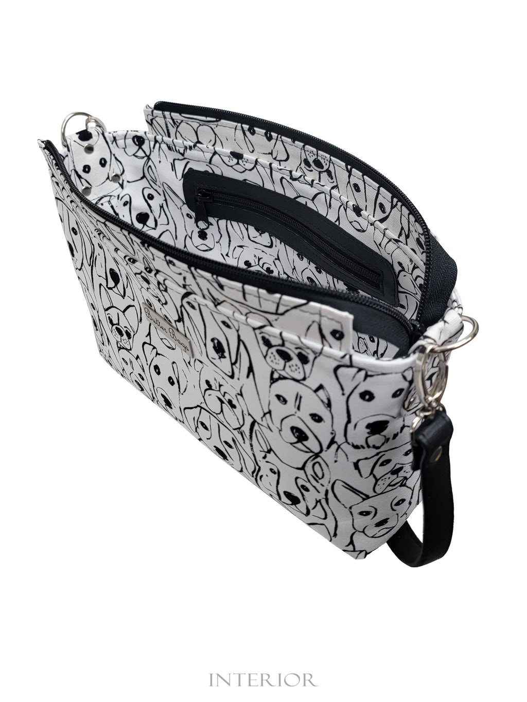 Puppy Dogs Canvas Tote (crossbody strap included)