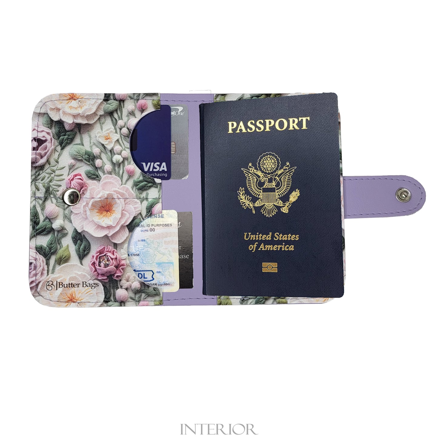 Passport Holder- Flower Garden