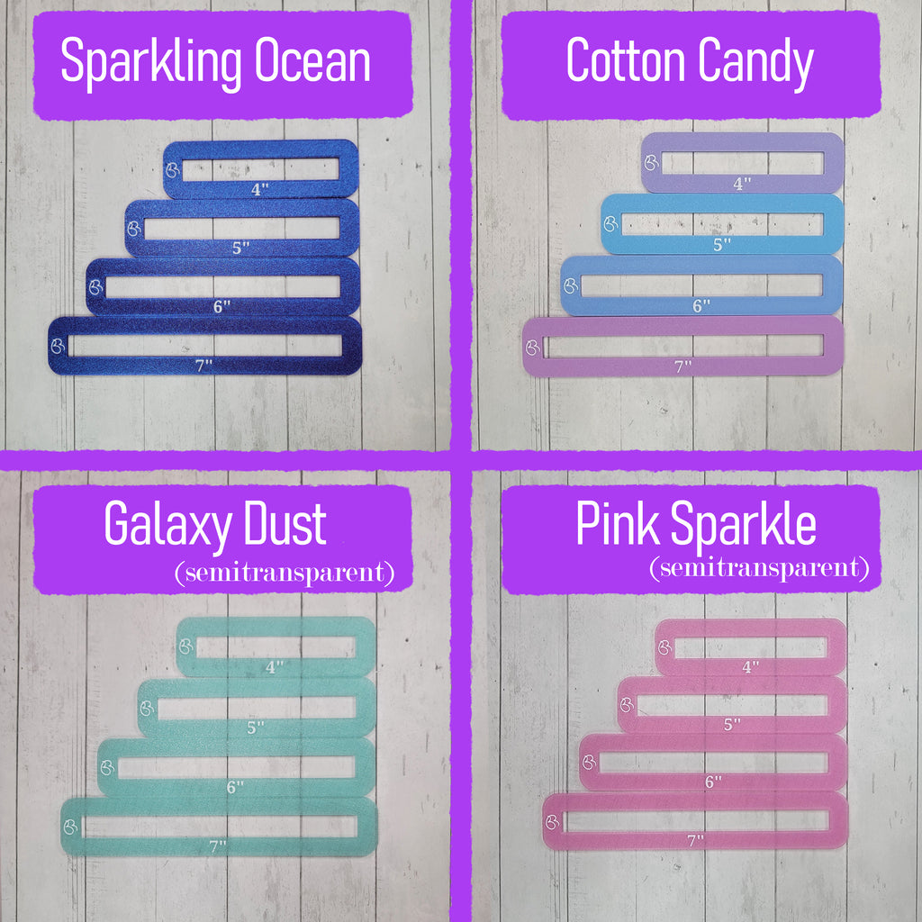 Oval- Zipper Overlay Templates- Full Sizes
