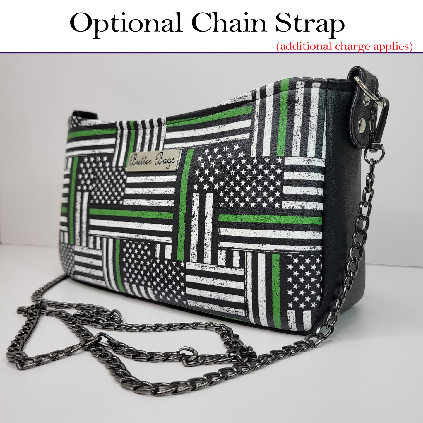 Green Line Flag Aries Crossbody Bag