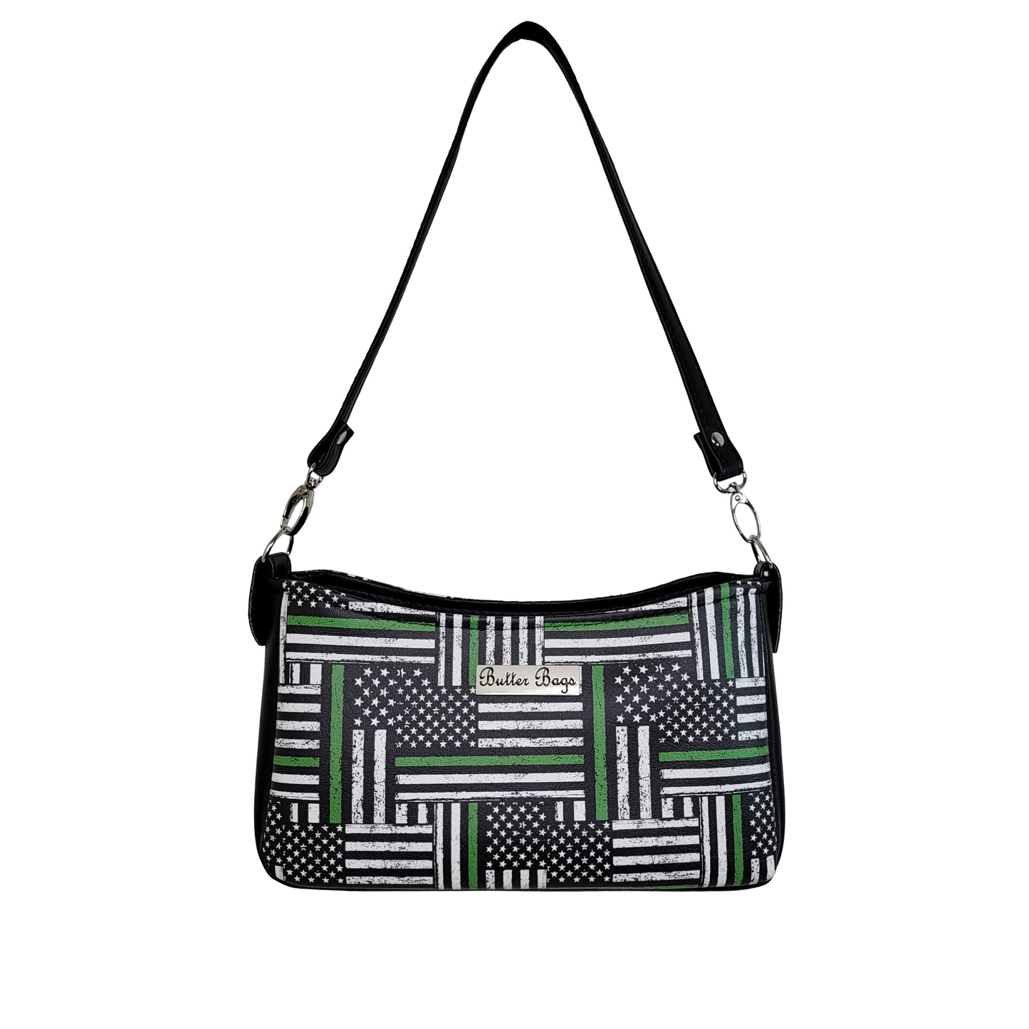 Green Line Flag Aries Crossbody Bag