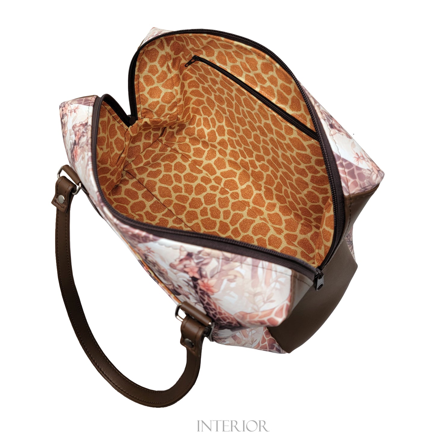Giraffe Colette Handbag (w pocket)