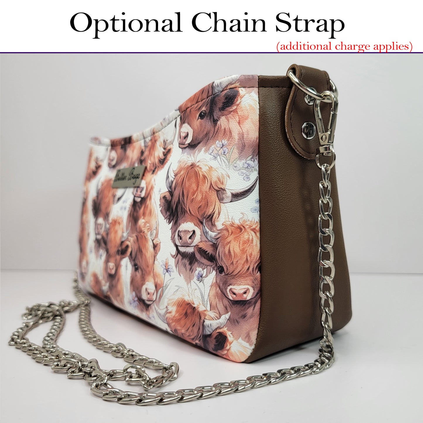 Highland Cow Aries Crossbody Bag