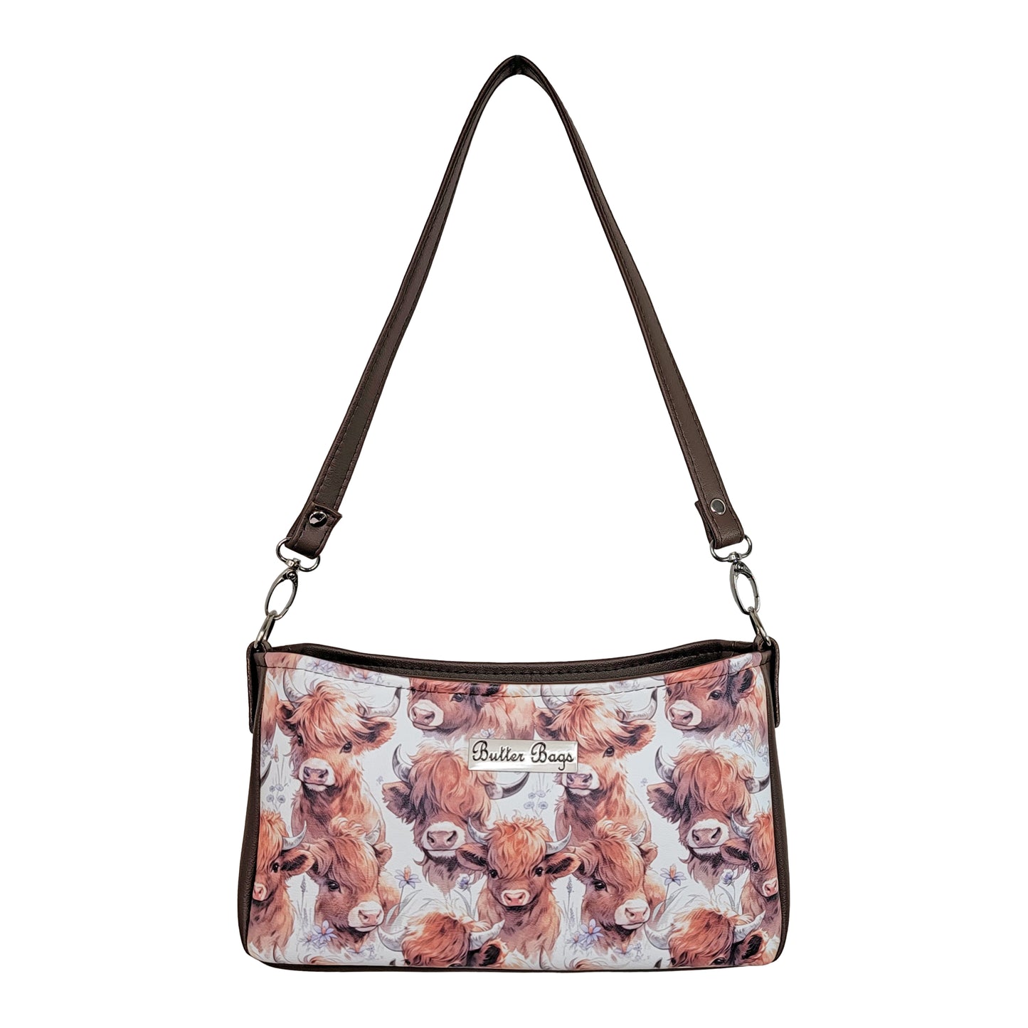 Highland Cow Aries Crossbody Bag