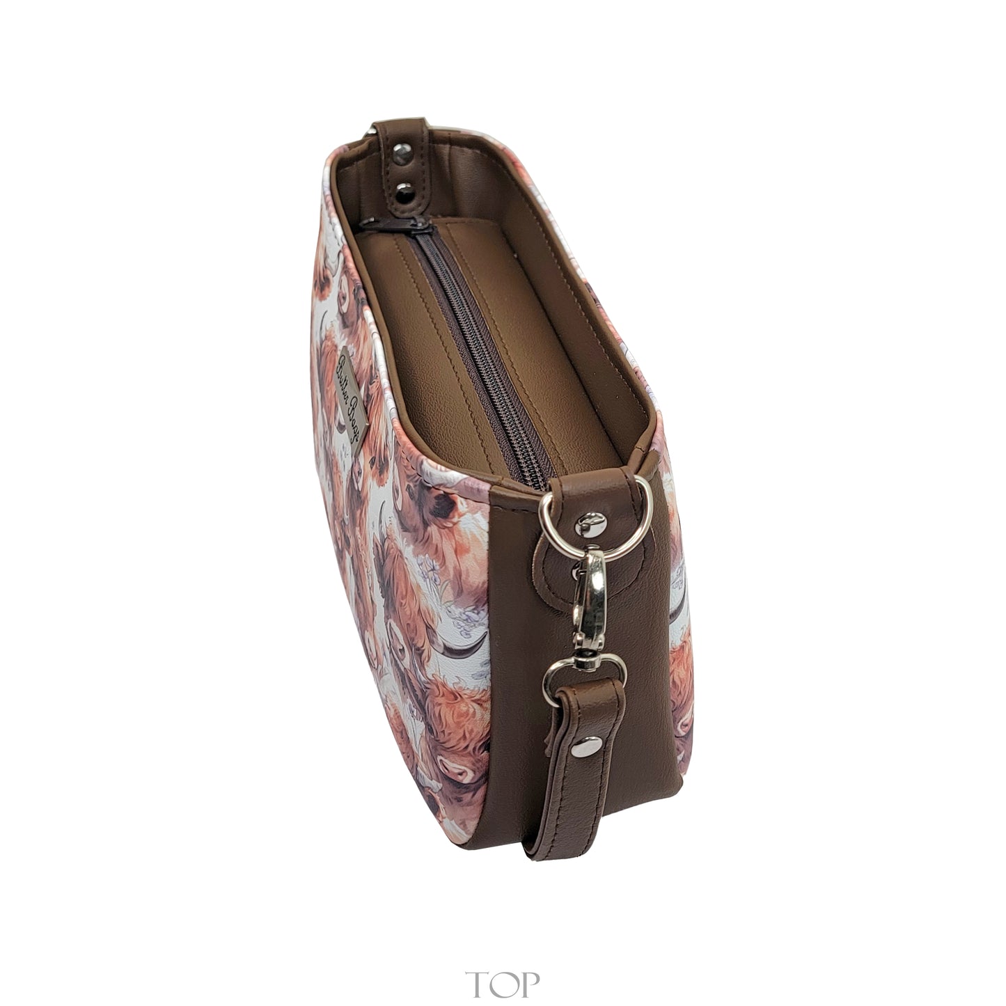 Highland Cow Aries Crossbody Bag