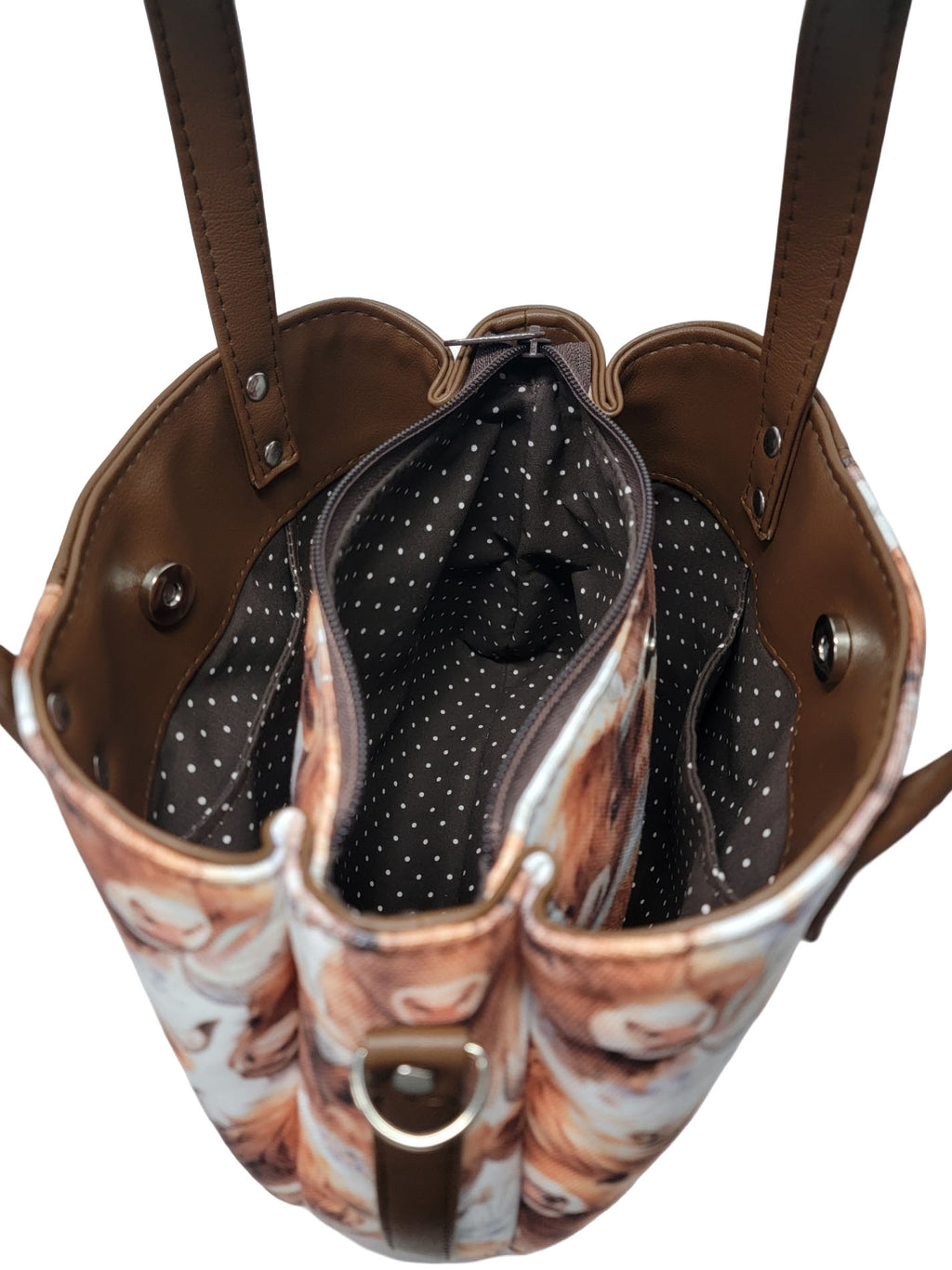 Highland Cow Divider Bag