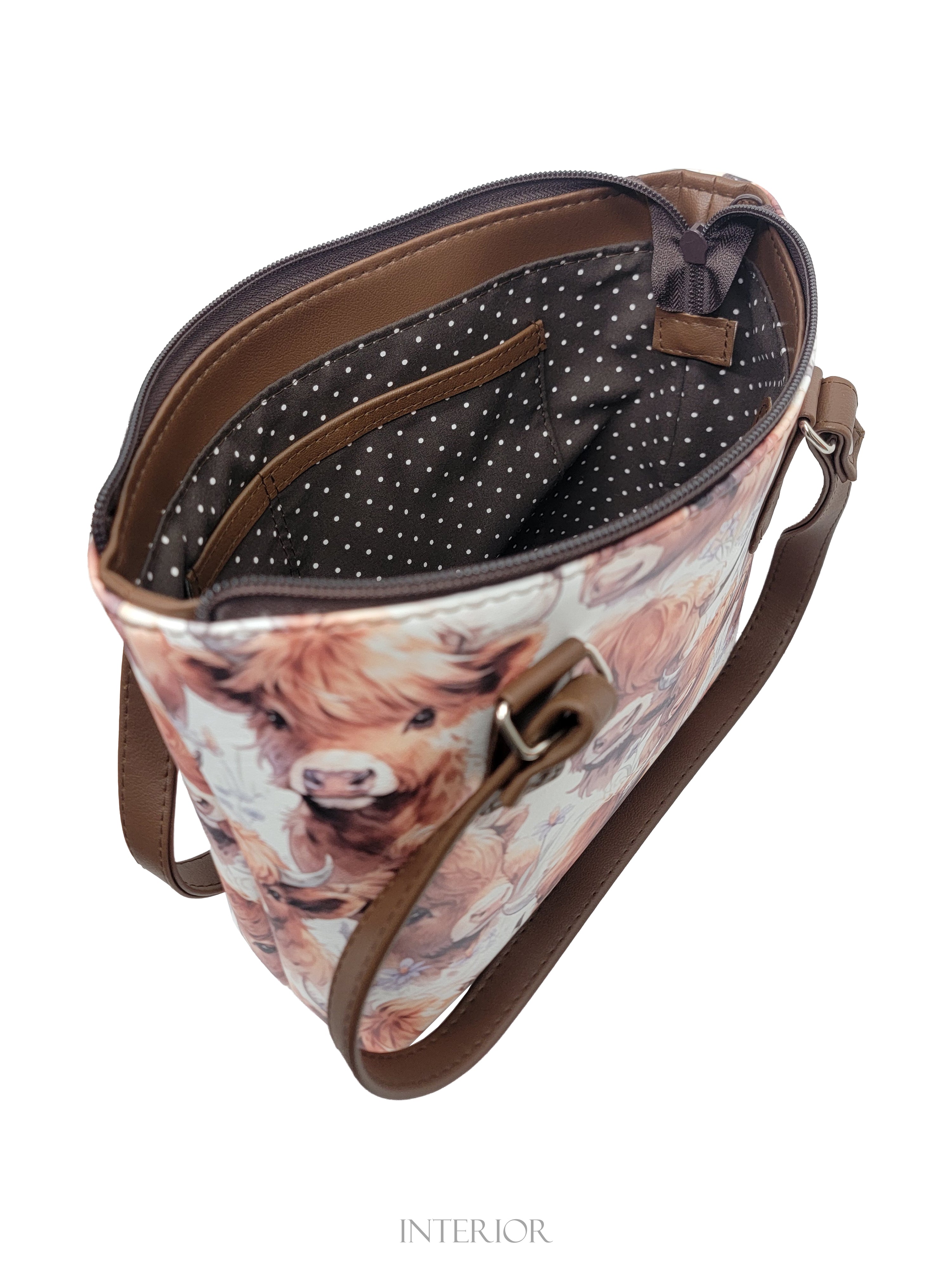 Highland Cows Little B (zipper closure)