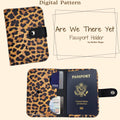 'Are We There Yet' Passport Holder- Digital Pattern