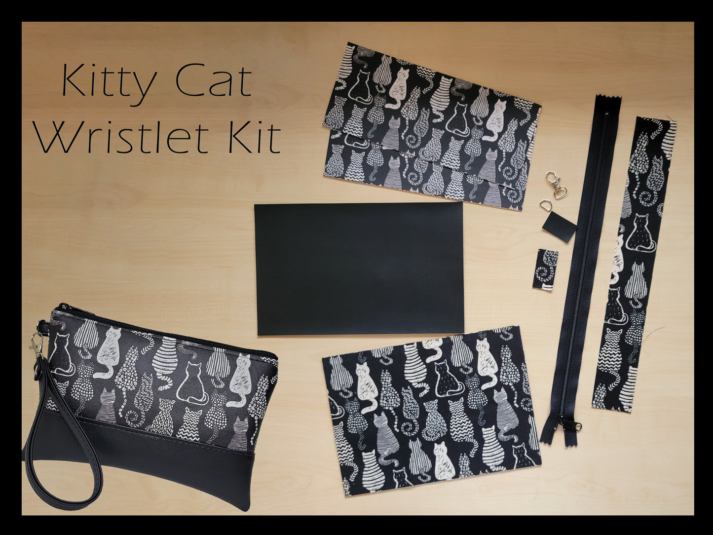 Kitty Cat Wristlet Making Kit
