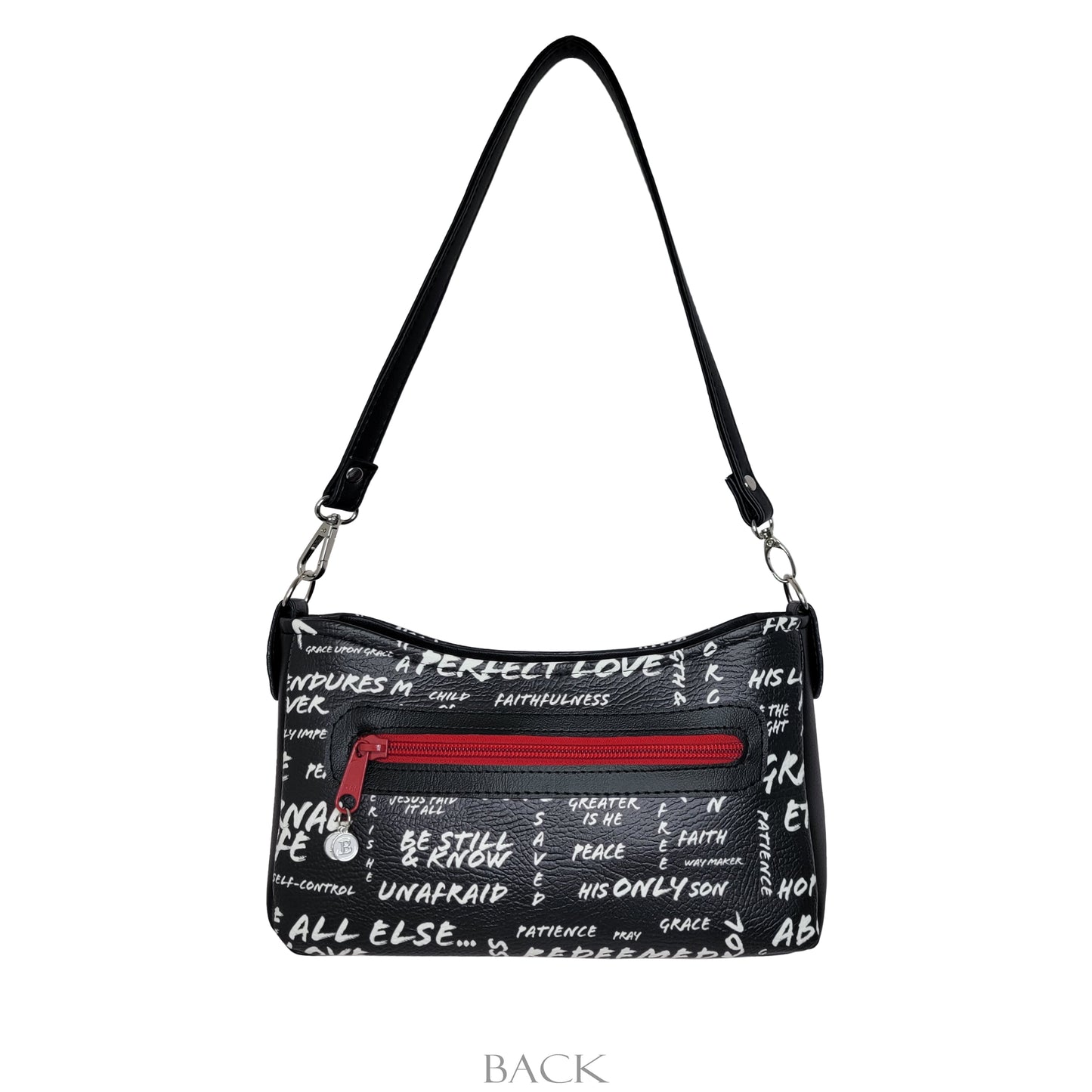 The Message Aries Crossbody Bag (black and white)