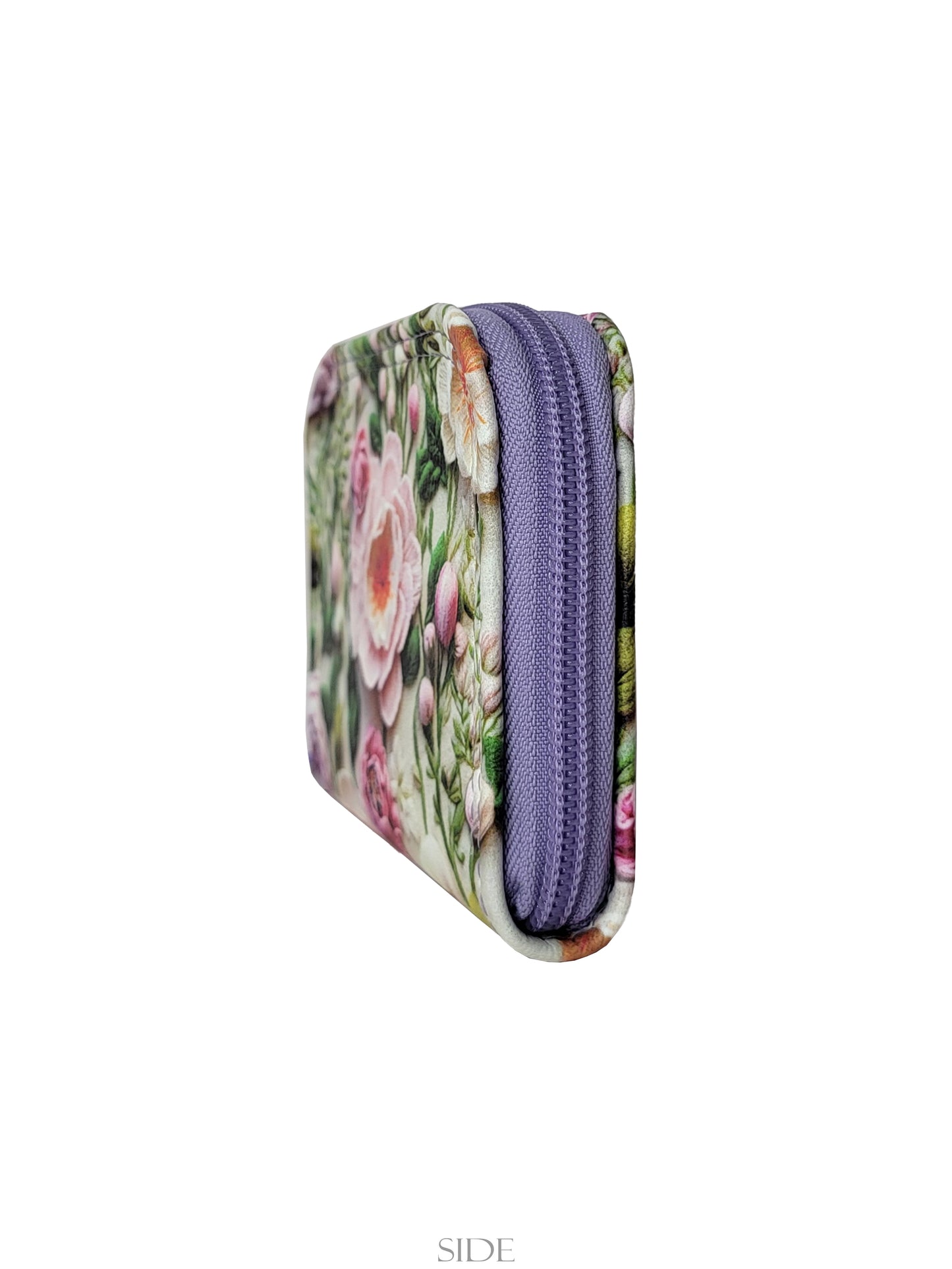 Flower Garden Mini Zip Around Wallet