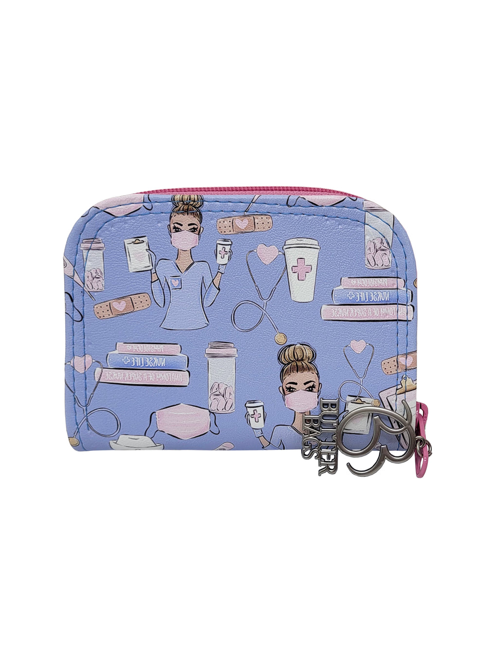 Health Care Mini Zip Around Wallet