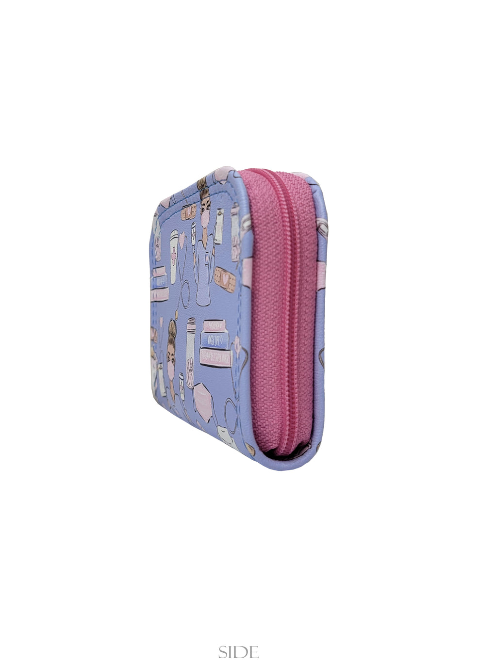 Health Care Mini Zip Around Wallet