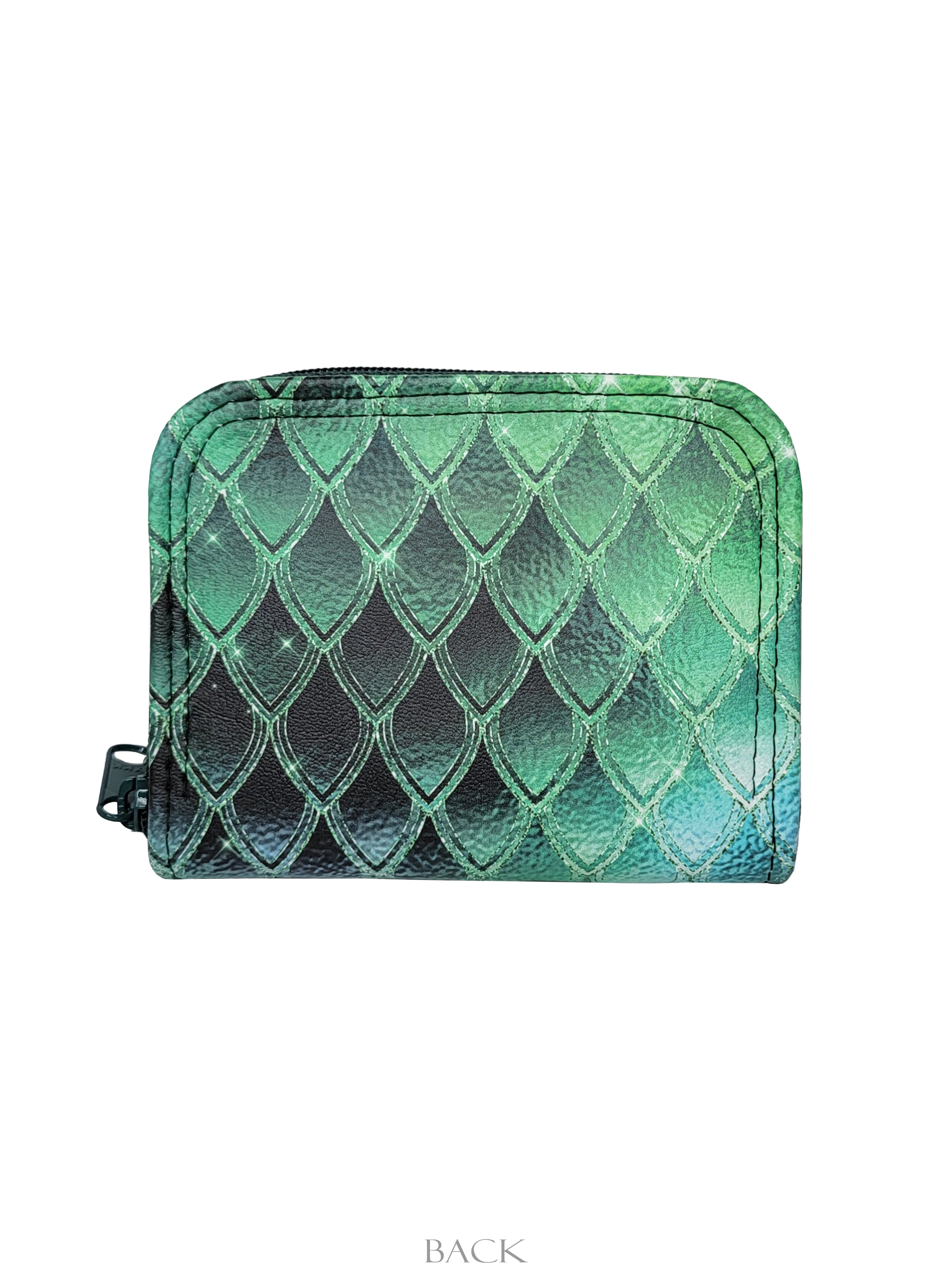 Dragon Scales Mini Zip Around Wallet