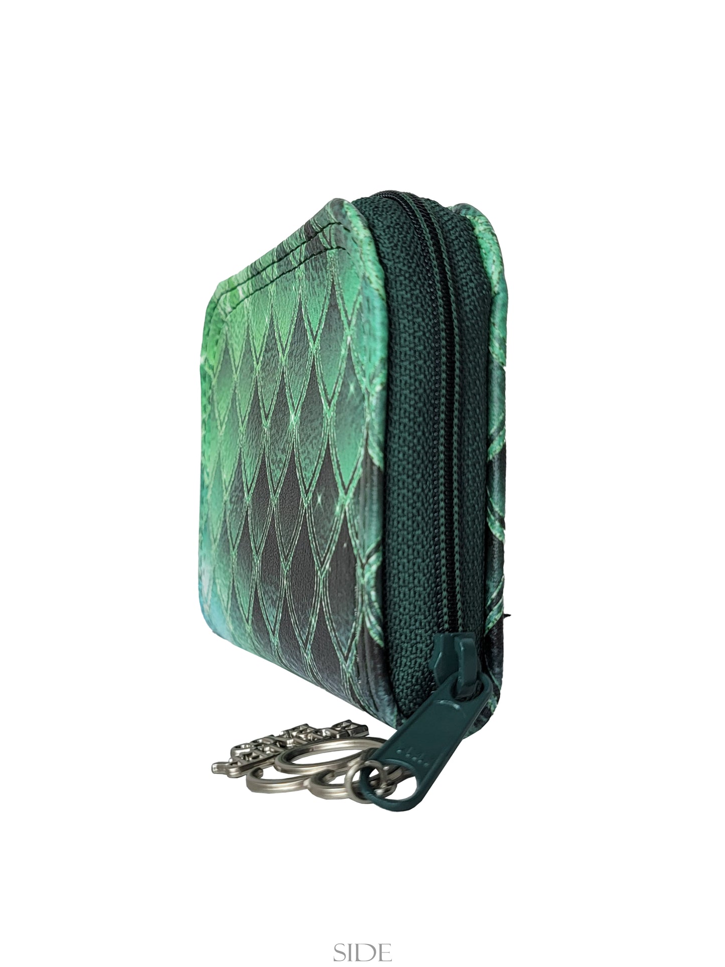 Dragon Scales Mini Zip Around Wallet