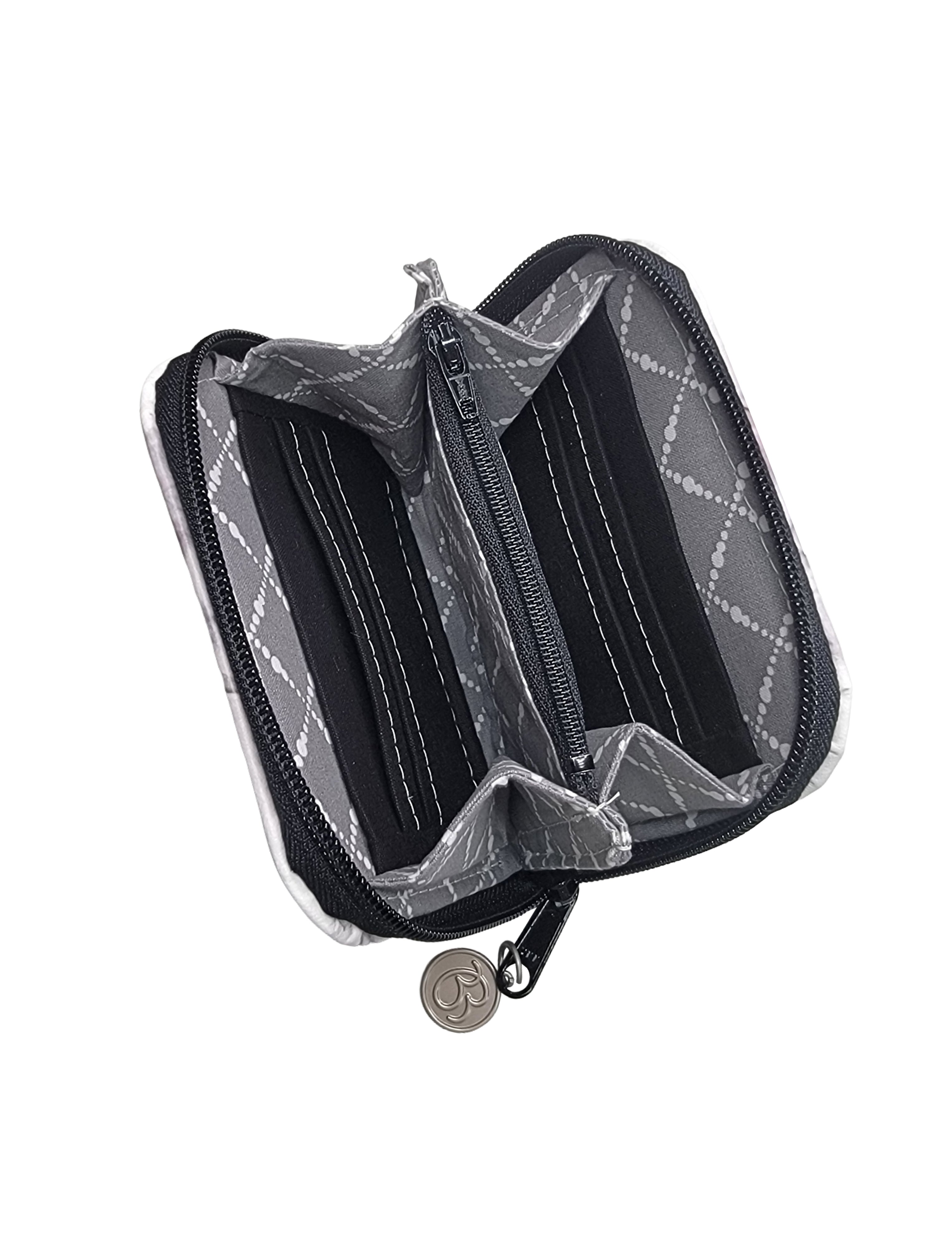 Wolves Mini Zip Around Wallet