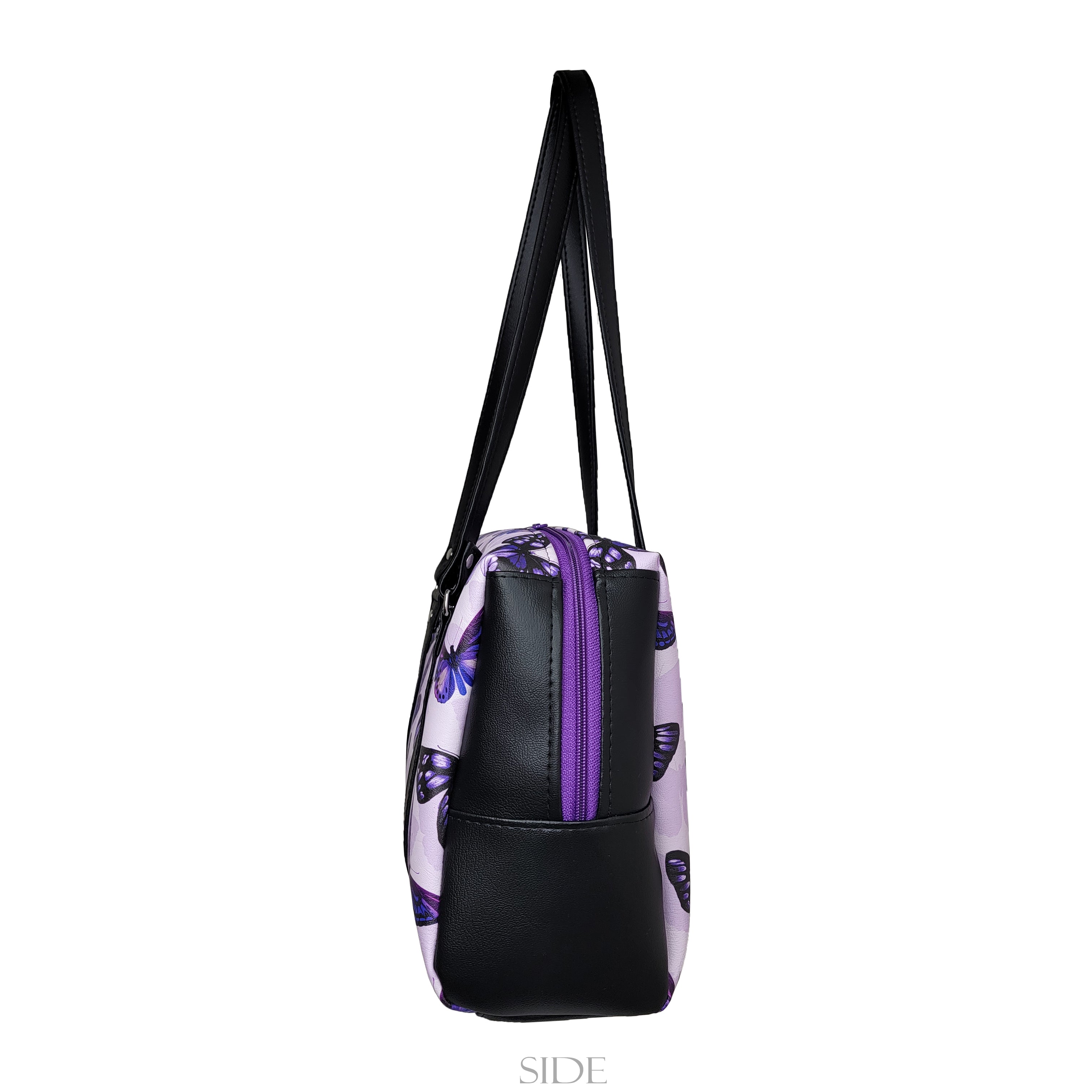 Purple Butterfly Colette Handbag