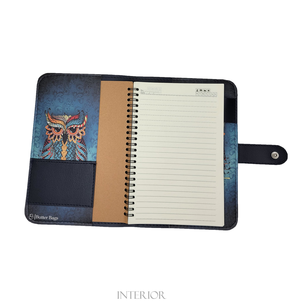 Midnight Owl(navy)- Notebook & Cover