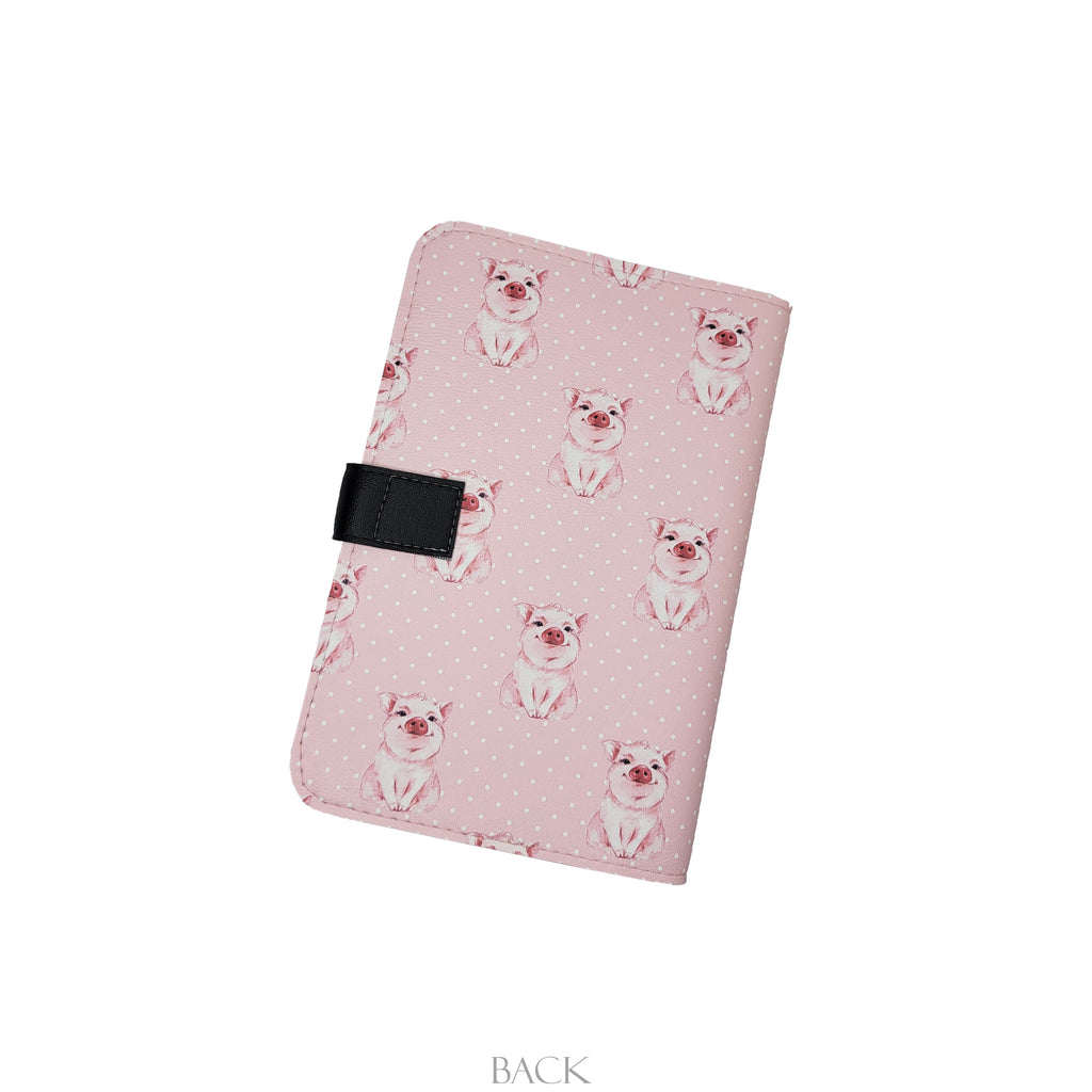Passport Holder- Pigs & Polka Dots