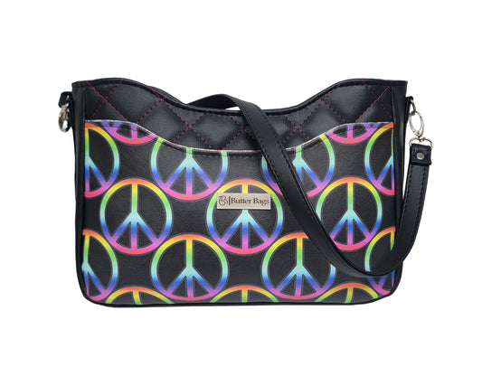 Peace Signs Quilted Kiana- Specialty