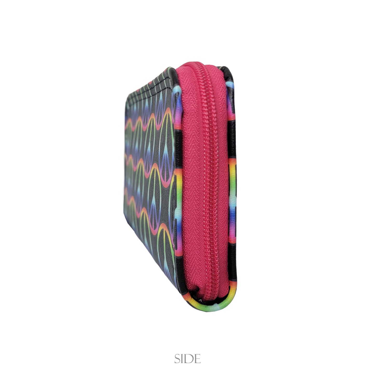 Peace Signs Zip Around Wallet