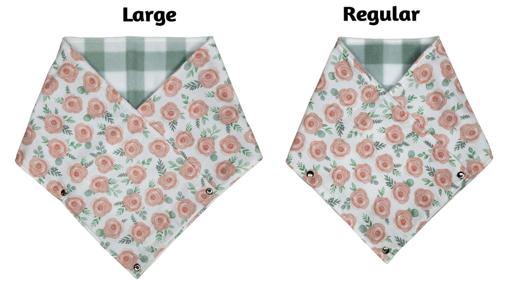 Peach Floral Mini Scarf