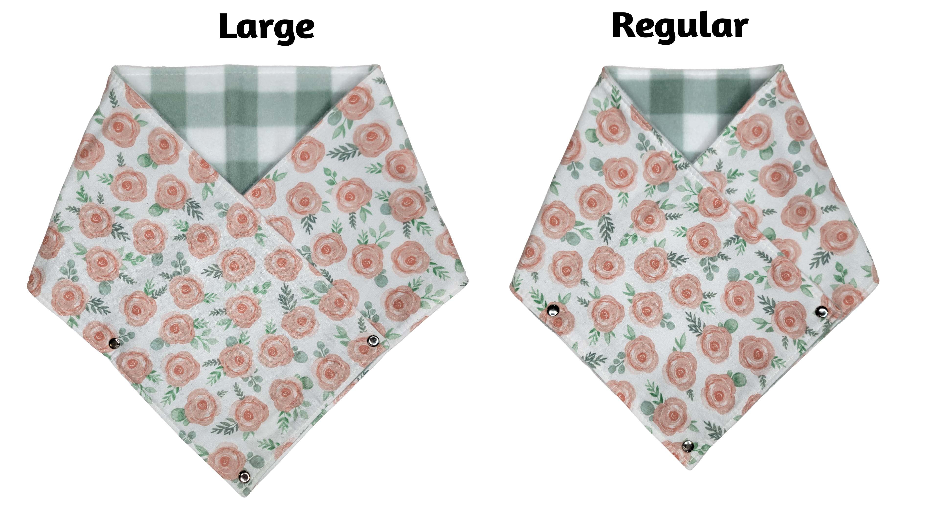 Peach Floral Mini Scarf