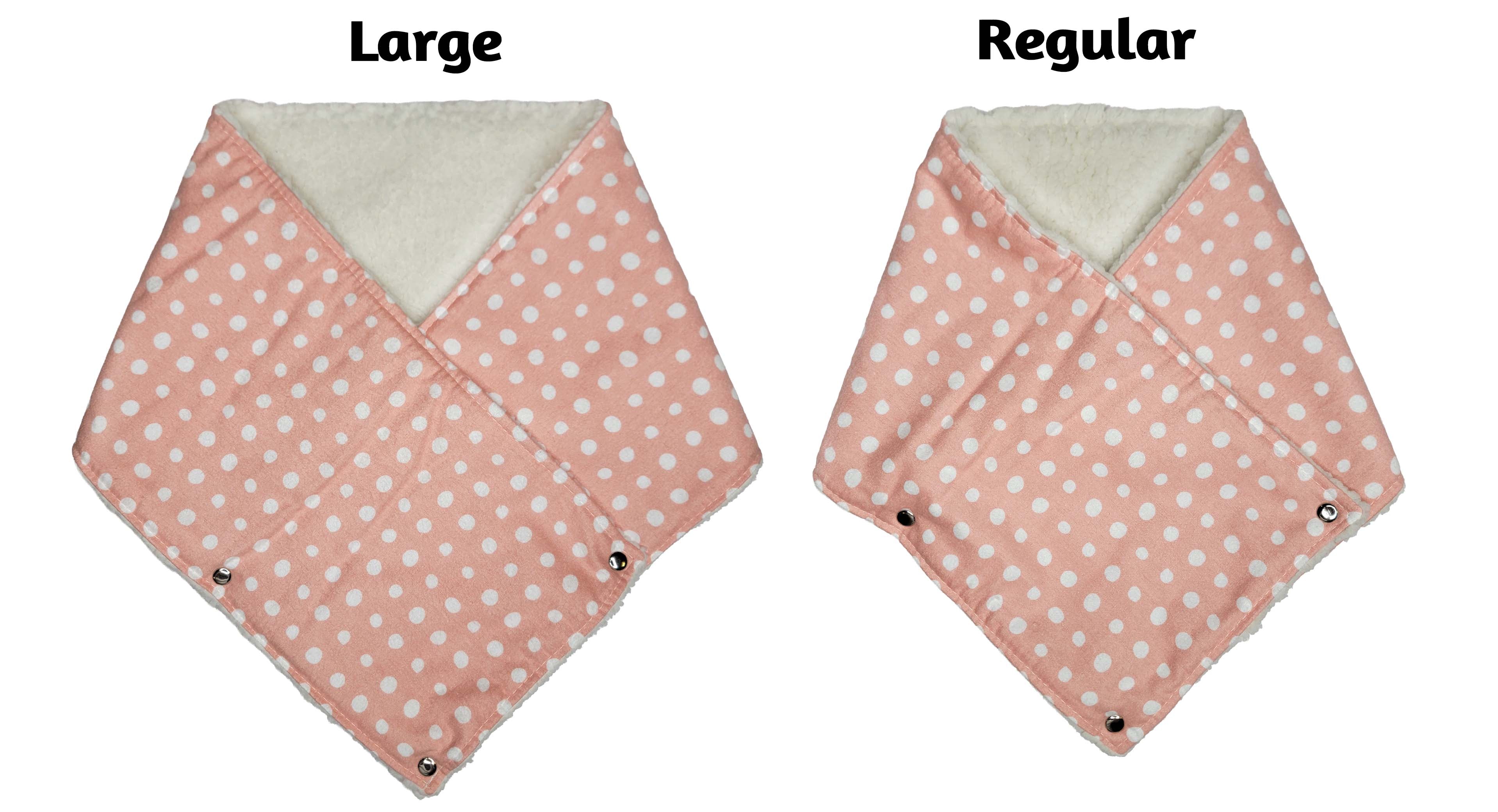 Peach Polka Mini Scarf