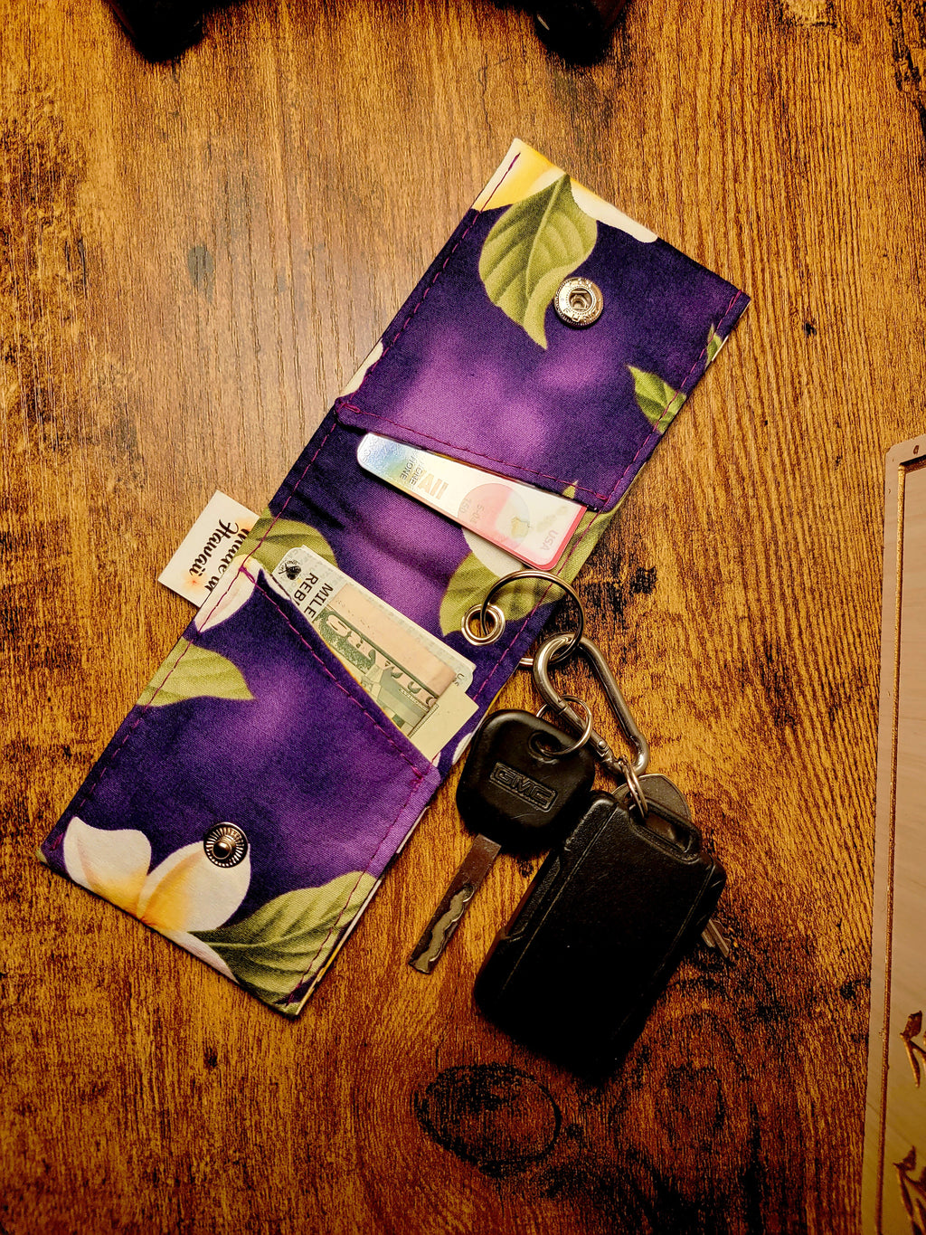 Keychain Wallet- Digital Pattern