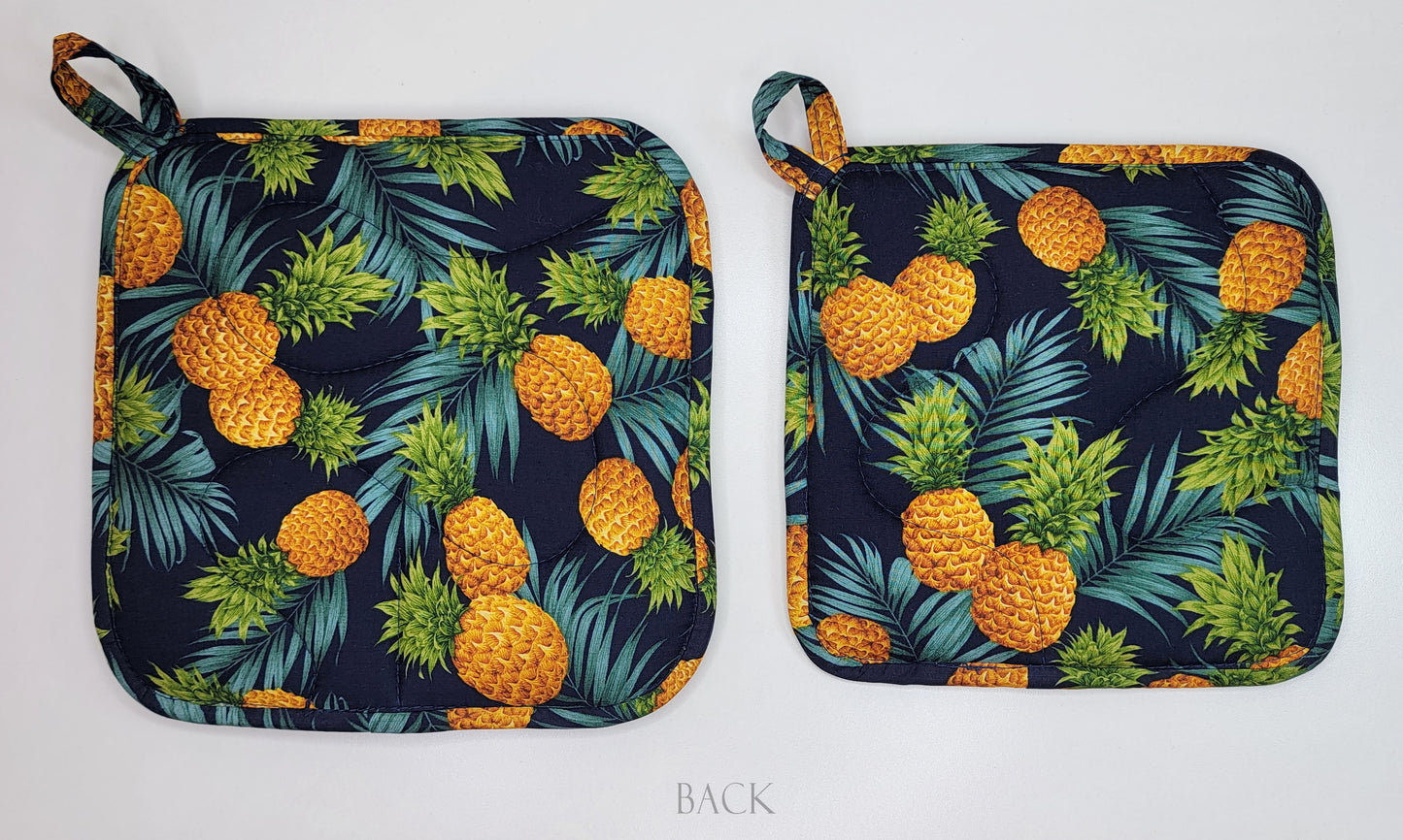 Pineapple Pot Holder Set