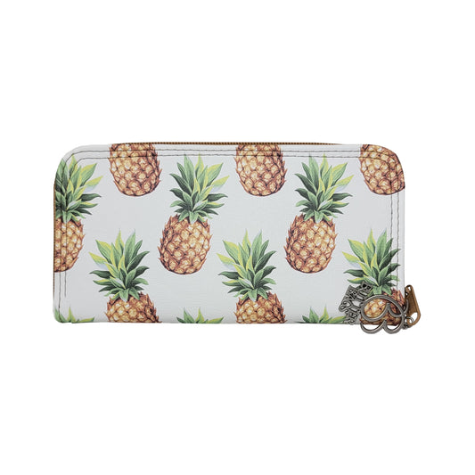 Pineapple Zip Around Wallet