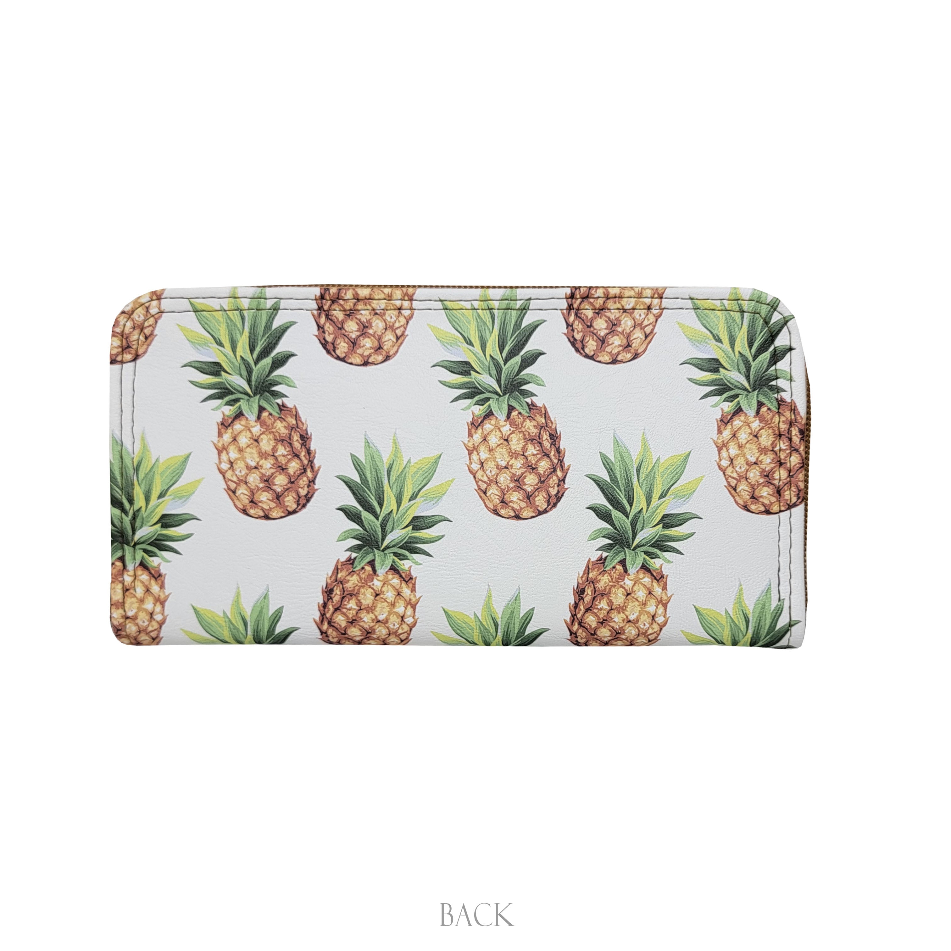 Pineapple Zip Around Wallet