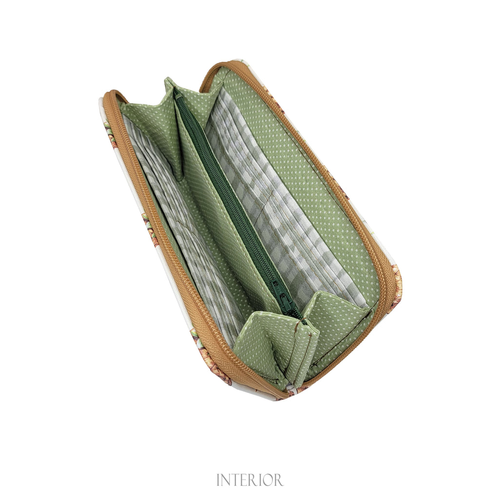 Pineapple Zip Around Wallet