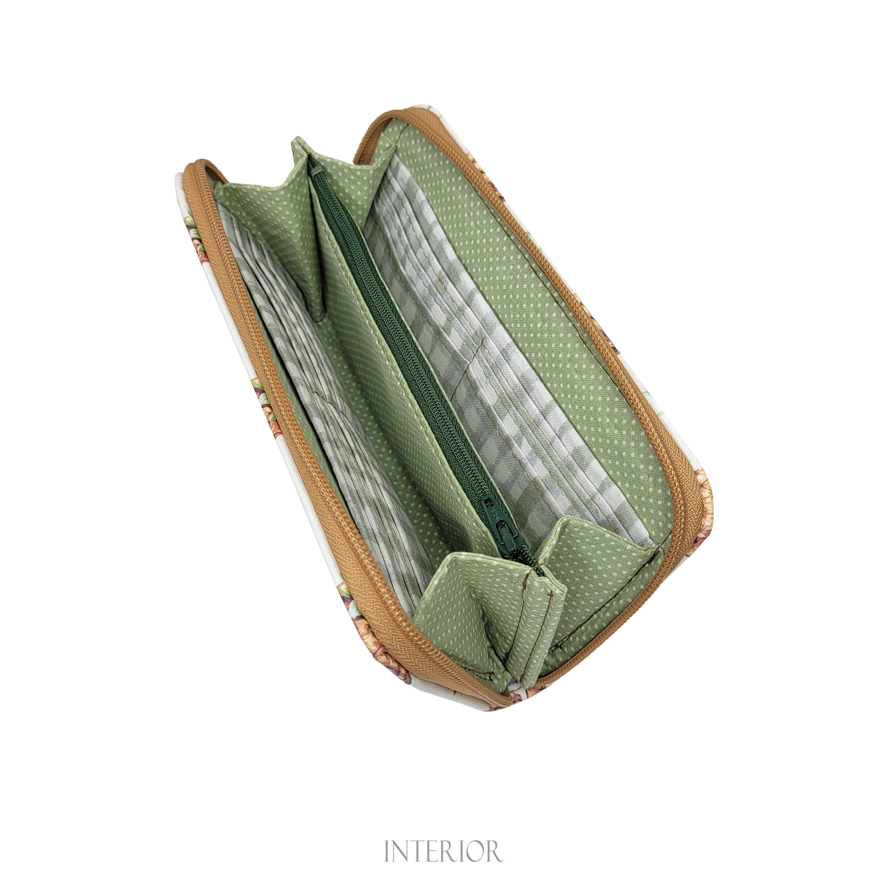 Pineapple Zip Around Wallet