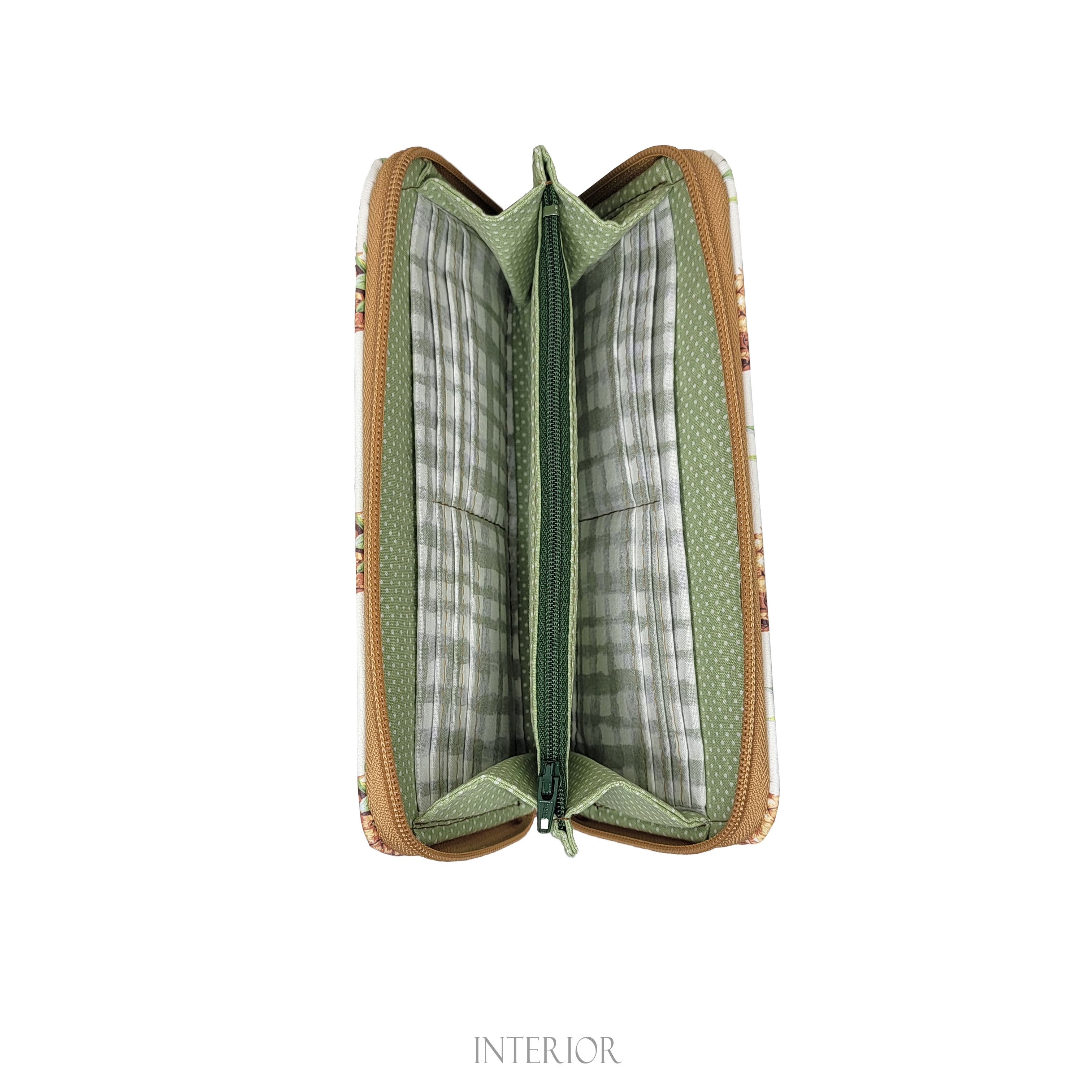 Pineapple Zip Around Wallet