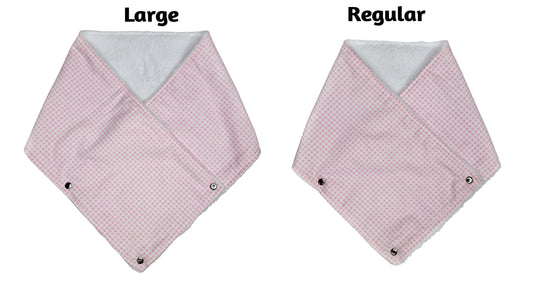 Pink Gingham Plaid Mini Scarf