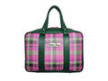 Pink & Green Plaid Bible Carrier