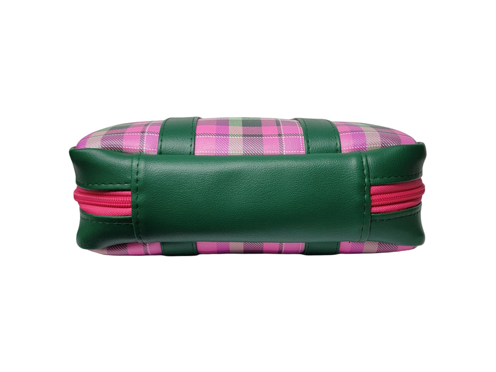 Pink & Green Plaid Bible Carrier